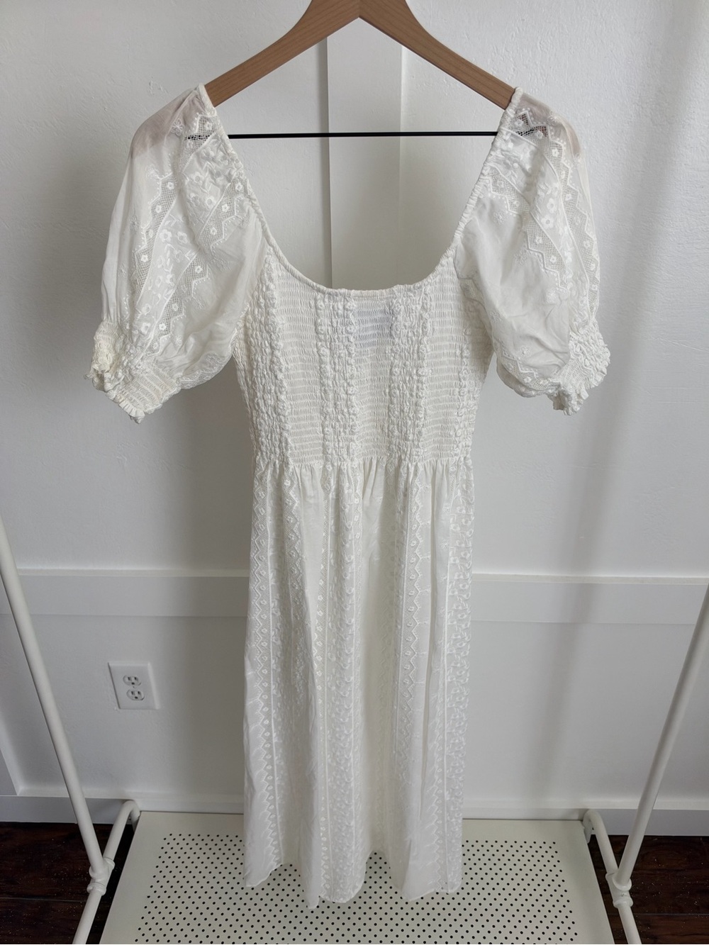 Hill House Madeline Nap Dress White Broderie Voile - Picture 5 of 5